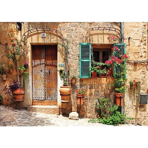 Fototapete Mittelmeer mediterran Haus Tür  no. 3298 | Fototapete Vlies - PREMIUM PLUS HiQ | 300x280 cm