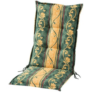 Schwienhorst Hochlehnerauflage  Sonate ¦ grün ¦ Druckstoff, 75% Baumwolle, 25% Polyester