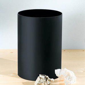 Kartell Papierkorb schwarz, Designer Gino Colombini, 38 cm