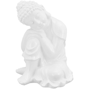 Buddha - weiß - Dolomite - 22,2 cm - 29 cm - 22,2 cm | Möbel Kraft