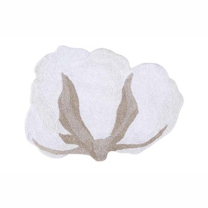 Teppich Cotton Flower, 120 x 130 cm, waschbar, Lorena Canals