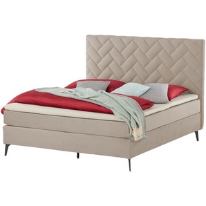 SKAGEN BEDS Boxspringbett  Weave ¦ beige