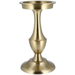 Kerzenhalter - gold - Metall - 25,5 cm - [8.0] | Möbel Kraft