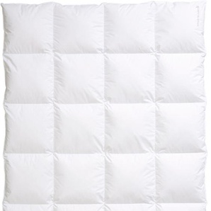 Daunenbettdecke CENTA-STAR Nordic Bettdecken B/L: 155 cm x 220 cm, warm, weiß Allergiker Bettdecke hochwertiges Naturprodukt mit hervorragendem Wärmevermögen