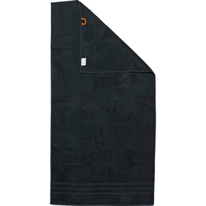 Duschtuch DONE. Daily Uni Handtücher Gr. B/L: 70 cm x 140 cm (1 St.), schwarz Handtücher Badetücher Uni Farben, saugfähiges Walkfrottier