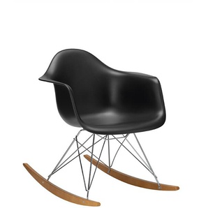 Vitra Schaukelstuhl, RAR Eames Plastic Armchair silber, Designer Charles & Ray Eames, 76x63x81 cm