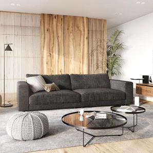 Big-Sofa Cubico 290x120 cm Chenille Graphite, Big Sofas