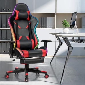 Gamingstuhl Bürostuhl Racing Chair Drehstuhl Rot