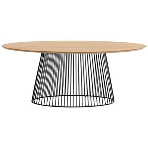 Tisch Esszimmer mit ovaler Tischplatte Drahtgestell