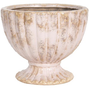 Clayre & Eef Pflanzentopf 6CE1208 Ø 19*16 cm - Rosa Keramik