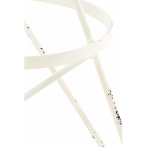 Leknesund Bar Stool - Modern - White - Metal - 43 cm x 43 cm x 63 cm