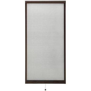 Insektenschutzrollo für Fenster Braun 80x170 cm