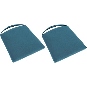 Sitzkissen GUTMANN FACTORY Dekokissen_Sitzkissen_Kissenhüllen B/L: 45 cm x 45 cm, 2 St., Microfaser, blau Kissen Kopfkissen