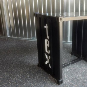 Schreibtisch Container Möbel Metall schwarz Industrie-Design Industrial Look Tex