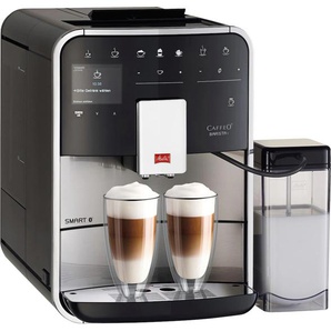MELITTA Kaffeevollautomat Barista T Smart F 84/0-100, Edelstahl Kaffeevollautomaten Hochwertige Front aus Edelstahl, 4 Benutzerprofile & 18 Kaffeerezepte grau (schwarz, edelstahlfarben) Kaffeevollautomat