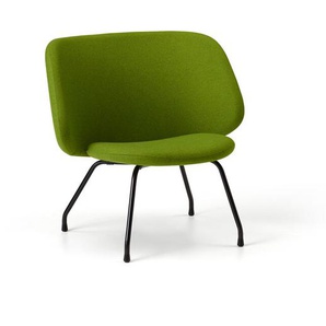 Softline Lounge Sessel Evy grün, Designer Busk & Hertzog, 81x81x63 cm