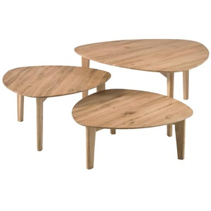 3-Satz-Tisch Camilla aus Asteiche massiv