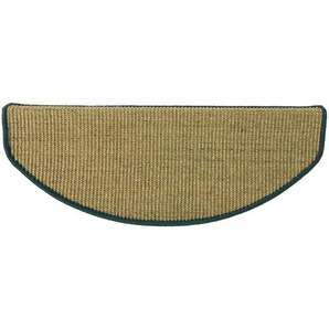 Sisal-Stufenmatten Premium | Grün | 23,5 x 65 cm