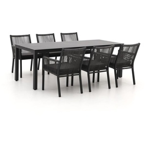 Manifesto Rivola/Menzano 220 cm Gartenmöbel-Set 7-teilig