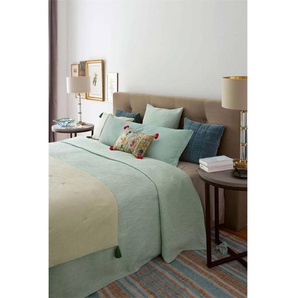 Tagesdecke Fancy Slub Mint - bunt - 100 % Baumwolle - Tagesdecken & Quilts - Überwürfe & Sofaüberwürfe