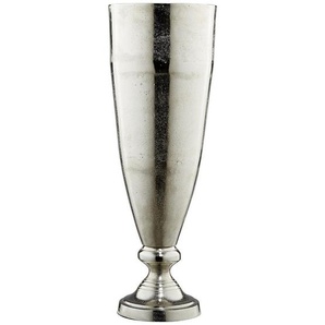 Ambia Home Bodenvase , Nickel , Metall , konisch , 55 cm , zum Stellen , Dekoration, Vasen, Bodenvasen