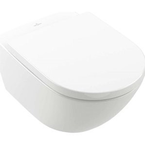 Tiefspül-WC VILLEROY & BOCH Subway 3.0 WCs weiß (alpinweiß) WC-Becken TwistFlush weiß, mit CeramicPlus