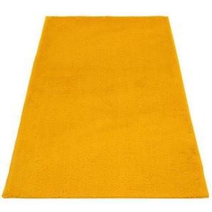 Badematte Topia Mats Carpet City, Höhe 14 mm, Polyester, rechteckig, Teppich Uni-Farben, besonders weich, Rutschfest, Hochflor