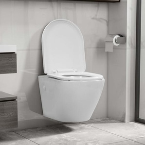 Wand-WC ohne Spülrand Keramik Weiß 36x48x41,5cm