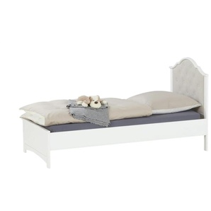 Bett - weiß - 95 cm - 110 cm | Möbel Kraft