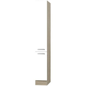 Vorratsschrank  Carrara | weiß | 30 cm | 207 cm | 60 cm |