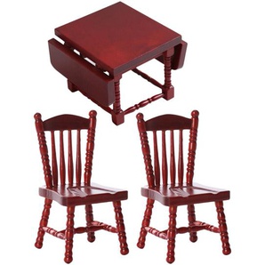 1 Set Miniatur Tisch Stühle Miniatur Szene Modelle Miniatur Möbel Figuren