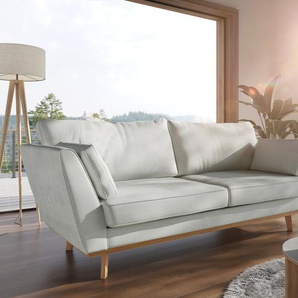 Sofa Mena Flachgewebe Mint 225x90 cm 3-Sitzer, 2 & 3 Sitzer