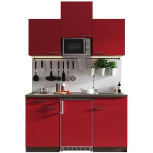 Küchenzeile | rot | 150 cm | 200 cm |