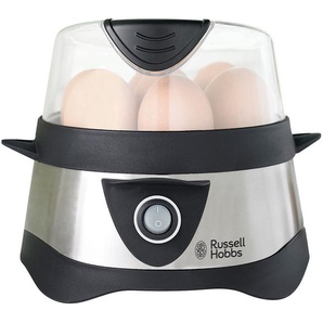 RUSSELL HOBBS Eierkocher Cook at Home Stylo 14048-56, für 7 St. Eier, 365 W, oder bis zu 3 pochierte Eier Einheitsgröße schwarz Küchenkleingeräte Haushaltsgeräte