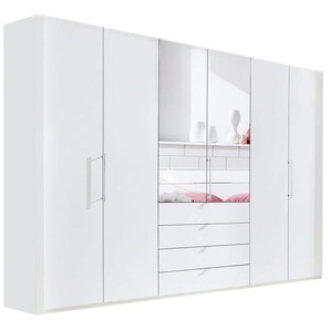 Falttürenkleiderschrank Loft in alpinweiß, Breite ca. 300 cm