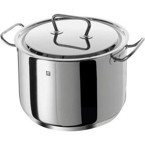 Zwilling Kochtopf Twin Classic , Silber , Metall , 14,0 L , rund , Messskala, backofengeeignet,backofengeeignet , Kochen, Töpfe, Kochtöpfe