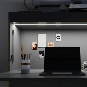 Müller SMALL LIVING Sekretär FLAI Home-Office kompakt, drei Rückwände: Melamin, magnetisch oder mit 6mm dickem Bulletin Board