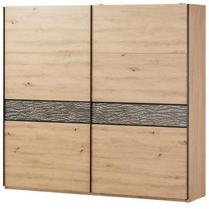 Schwebetürenschrank - holzfarben - 240 cm - 226 cm - 63 cm | Möbel Kraft