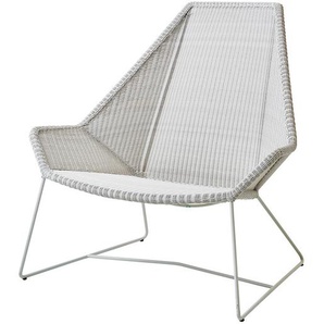 Highback Sessel Breeze Cane-line weiß, Designer Christina Strand, Niels Hvass, 98x98x87 cm