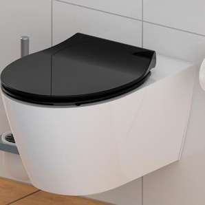 Schütte-Duroplast-WC-Sitz »Slim Black« - Schwarz -