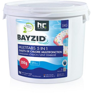 1 x 5 kg BAYZID® Multitabs 200g 5in1 für Pools (5 kg)