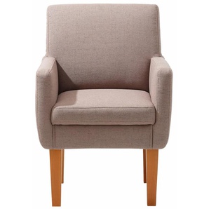 Sessel HOME AFFAIRE Fehmarn Strukturstoff, B/H/T: 255 cm x 96 cm x 81 cm, beige Einzelsessel Sessel komfortable Sitzhöhe von 54 cm, in 3 verschiedenen Bezugsqualitäten