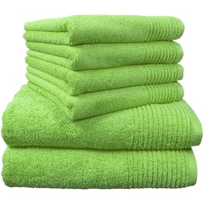 Dyckhoff Handtuch Set »Brillant«, Walkfrottee, (Set, 6-tlg), mit Streifenbordüre