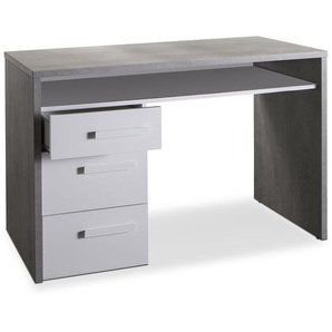 Composad Schreibtisch, Grau, Kunststoff