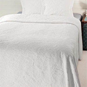 Piquédecke Renascena - Weiß - 100% Baumwolle - Tagesdecken & Quilts - Überwürfe & Sofaüberwürfe