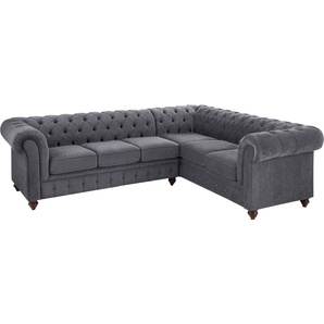 Home affaire Chesterfield-Sofa Chesterfield, mit Knopfheftung, auch in Leder