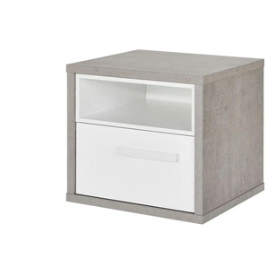 Nachtkommode - weiß - 45 cm - 42 cm - 40 cm | Möbel Kraft