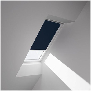 Verdunklungsrollo DKL CK02 1100SWL, VELUX, verdunkelnd, in Führungsschienen, VELUX »Pick & Click!«, dunkelblau