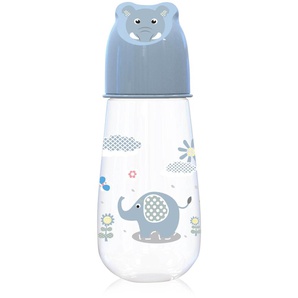 Baby Care Babyflasche 125 ml, Motivdeckel, Silikonsauger der Größe 0+, ab Geburt