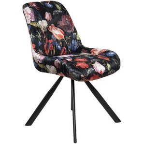 Clayre & Eef Esszimmer Stühle 51*60*85 cm Mehrfarbig Metall Esszimmer Stühle Tischstühle